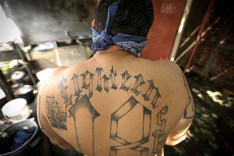 salvadoran gang tattoo